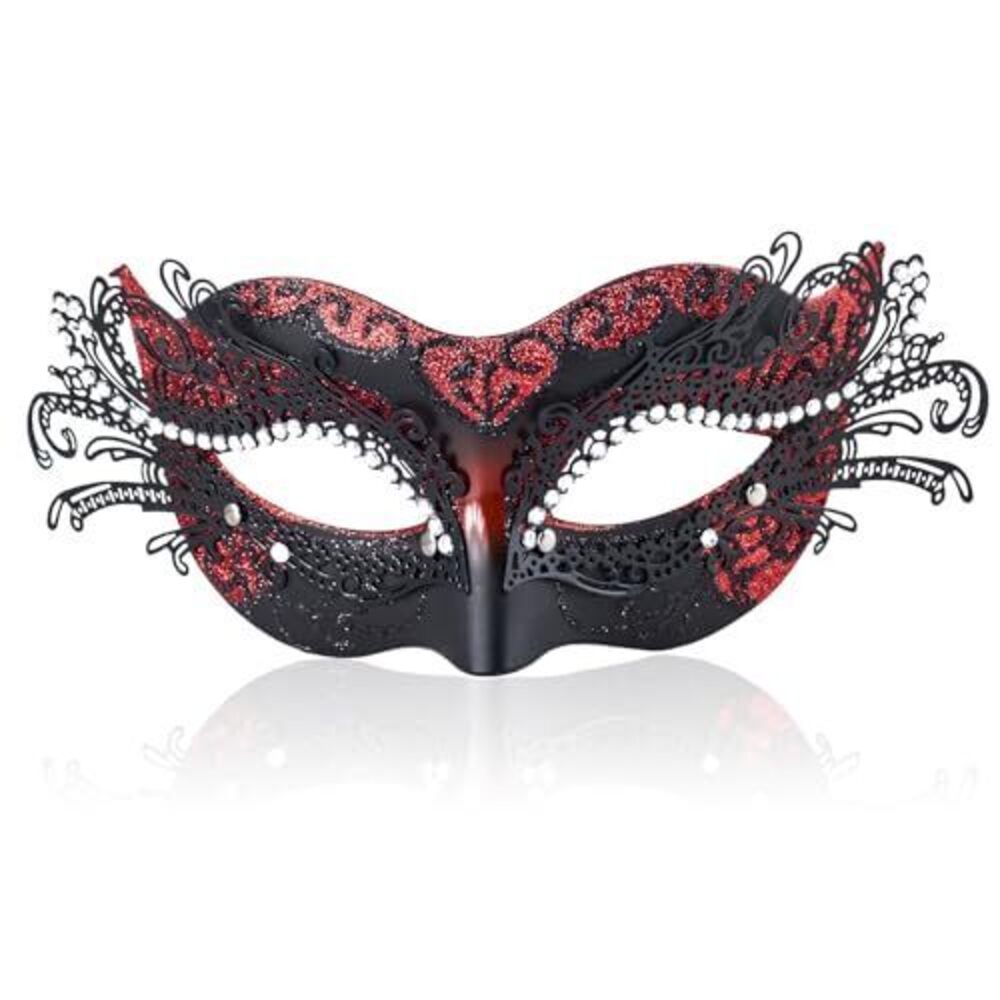 2533 2026 New Masquerade Mask with Rhinestone , Girls' Costume Mask